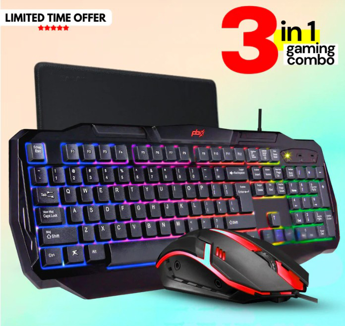 Deltaco 3 in1 Gaming Combo