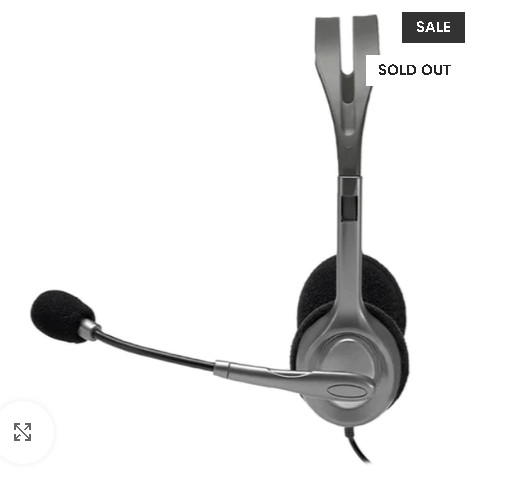 Second image of Logitech H110 Stereo Headset