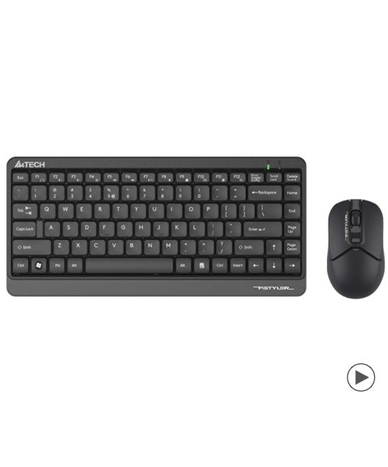 A4tech FG1112S 2.4G Compact Wireless Desktop Keyboard & Mouse Set