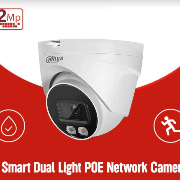 Dahua 2MP Smart Dual Light TWO WAY TALK Eyeball Dome