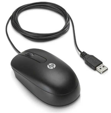 HP Black Branded USB Scroll Optical 3 Button Mouse MS-1003