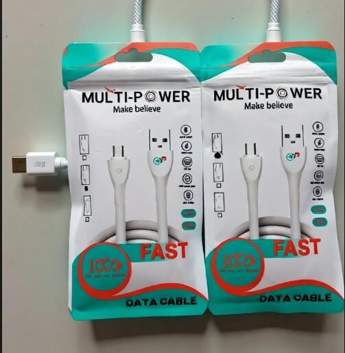 Multipower Charging Cable Android / Type C ( Pack Of 2)