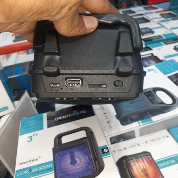 Second image of GREATNICE GTS-2422 Bluetooth Speaker – USB, TF Card, FM Radio & Lighting Effects