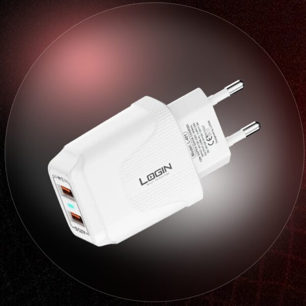 Second image of Login L-401 (Type-C and Micro-USB) 2.4 Amp