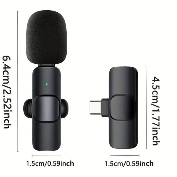 Second image of Wireless MIC K8 – Type-C / iOS / Android